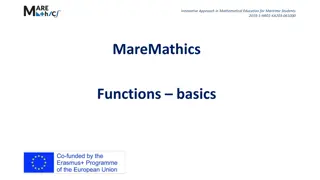 Innovative Mathematical Education for Maritime Students: MareMathics Functions Basics