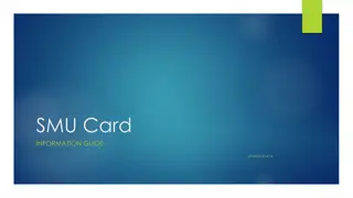 SMU Card Information Guide Update