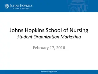 Johns Hopkins School of Nursing Student Organization Marketing Guidelines