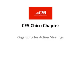 CFA Chico Chapter Organizing for Action and Advocacy