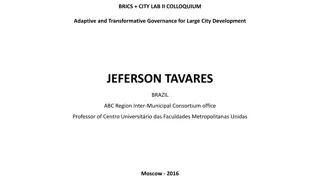 Governance Framework and Urban Aspirations in the Region of ABC, Brazil