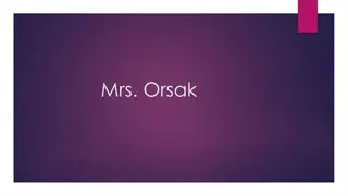 Classroom Guidelines and Expectations by Mrs. Orsak