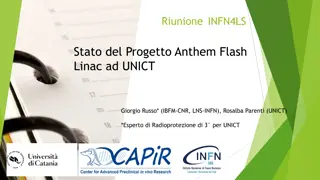 Status of Anthem Flash Linac Project at UNICT