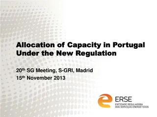 Changes in Capacity Allocation Regulations for Gas Infrastructures in Portugal