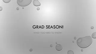 Grad Season Preparation Guide for Students