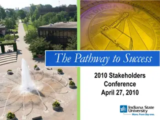 The Pathway to Success Stakeholders Conference 2010 Initiatives