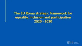 EU Roma Strategic Framework for Equality & Inclusion 2020-2030