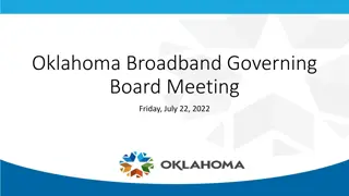 Oklahoma Broadband Governing Board Meeting Agenda - July 22, 2022