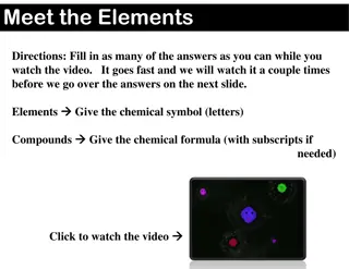 Fun Chemistry Activity: Meet the Elements