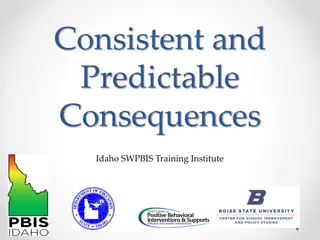 Implementing Consistent and Predictable Consequences in Behavior Management