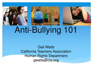 Understanding Bullying: Facts, Statistics, and Prevention Efforts