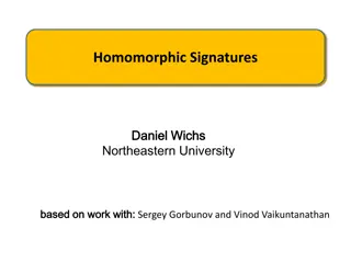 Homomorphic Signatures and Fully Homomorphic Encryption