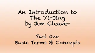 The Yi Jing: Basic Concepts and Terminology