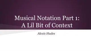 Evolution of Musical Notation Systems and Contexts