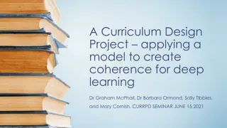 Enhancing Curriculum Coherence for Deep Learning: A Model-driven Approach