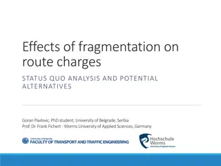 Impact of Fragmentation on Route Charges in European Airspace