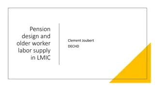 Challenges in Pension Design for Older Worker Labor Supply