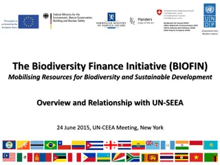 Overview of The Biodiversity Finance Initiative (BIOFIN)