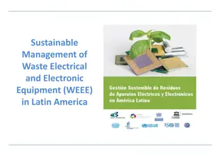 Challenges and Opportunities for WEEE Management in Latin America