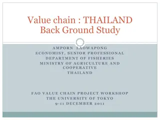 Analysis of Fishery Industry in Thailand