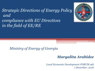 Overview of Energy Policy and Compliance with EU Directives in Georgia