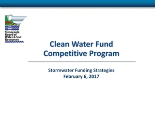 Clean Water Fund Competitive Program Overview