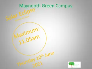 Capturing Solar Eclipse Moments at Maynooth Green Campus