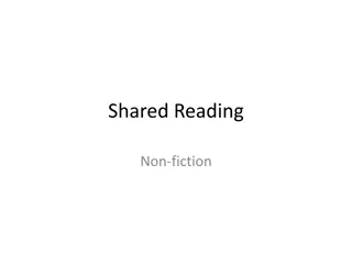 Effective Strategies for Shared Reading in Non-Fiction Settings