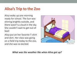 Alisa's Zoo Field Trip Weather Adventure