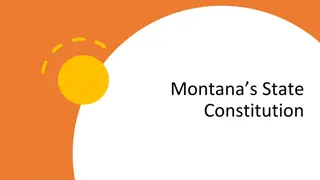 Montana's State Constitution: Rights, Structure, and History