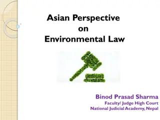 Perspectives on Environmental Law in South Asia