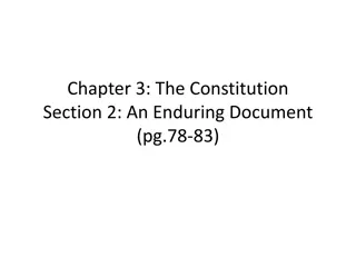 The Evolution of the U.S. Constitution: From Jefferson and Madison to Amendment Processes