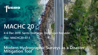 Modern Hydrographic Surveys for Disaster Mitigation