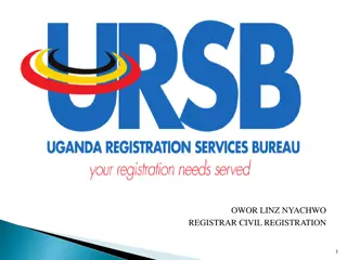 Civil Registration System in Uganda: Legal Framework and Responsibilities