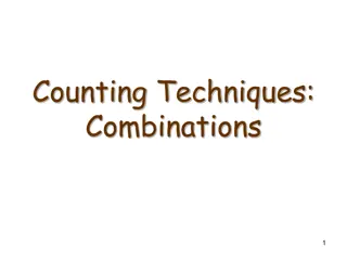 Combinations and Counting Techniques