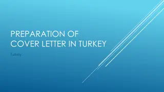 Effective Cover Letter Preparation Tips in Turkey