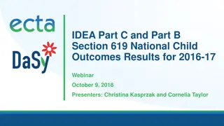 National Child Outcomes Results for 2016-17 Webinar Overview