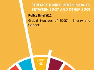 Strengthening Interlinkages Between SDG7 and Gender Equality for Sustainable Development