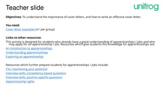 Mastering the Art of Writing Effective Cover Letters for Apprenticeship Applications