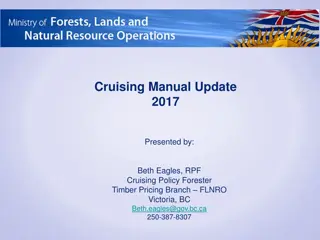 Update Highlights of 2017 Timber Cruising Manual