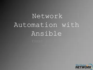 Introduction to Ansible Network Automation and DevOps