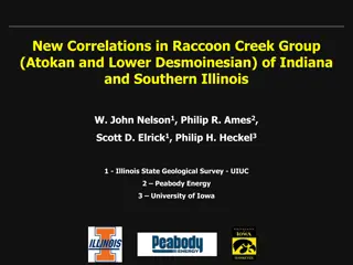 New Correlations in Raccoon Creek Group of Indiana and Southern Illinois