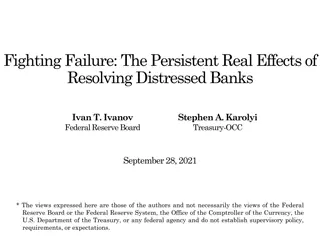 The Real Effects of Resolving Distressed Banks