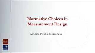 Choices in Measurement Design and National Poverty Assessment