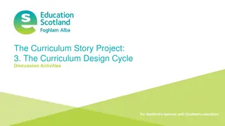 Transforming Learning Through Curriculum Design Cycle Discussion Activities