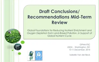 Mid-Term Review on Nutrient Enrichment and Oxygen Depletion Reduction Strategies