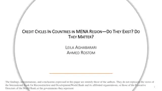 Uncovering Medium-Term Credit Cycles in MENA Region: Insights and Implications