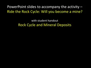 Intricacies of the Rock Cycle Through Interactive Activities