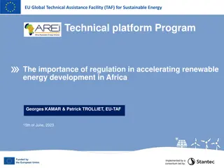 Importance of Regulation in Accelerating Renewable Energy Development in Africa