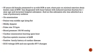 Hypertrophic Cardiomyopathy (HCM) in a Middle-Aged Female with Heart Failure